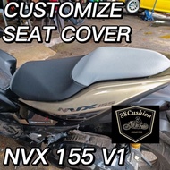 COVER SEAT YAMAHA NVX 155 V1 SARUNG KUSYEN NVX 155 MURAH TEBAL ACCESSORIES AKSESORI NVX V1 MOTORCYCL