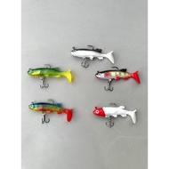 Fishing Lure, 2-Blade Soft Fish Lure 8cm 14g Super Sensitive adcvb8888