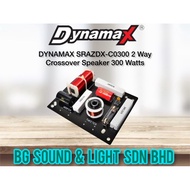 DYNAMAX SRAZDX-C0300 2 Way Crossover Speaker 300 Watts