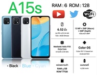 A15s จอ 6.52 นิ้ว มือถือ รองรับ2ซิม Smartphone  แรม 6GB รอม 128GB โทรศัพท์ถูกๆ รับประกันร้าน 1 เดือน Android Mobile phone