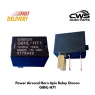 Power Aircond Horn 4pin Relay Omron for Universal Car G8HL-H71