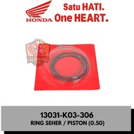 13031-K03-306 ORIGINAL PISTON SEHERRing (0.50) REVO 110 FI | PISTON SETRing 0.50 13031K03306