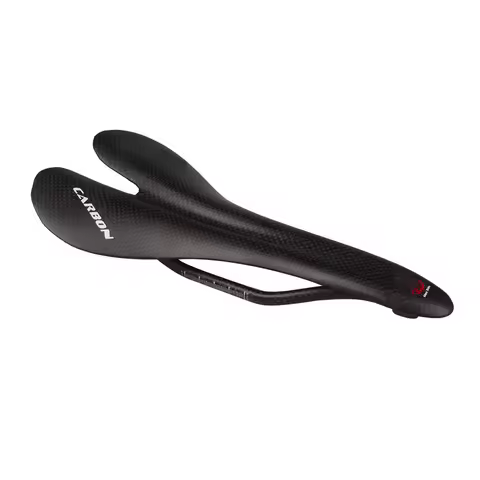 Wildside Full Carbon Bike Saddle 3K 108g Oval 7x9mm 275x124mm for Road MTB Gravel Urban Cycling Seat