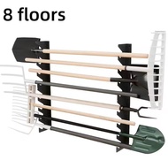 8/12th floor garage tool rack wall mounted shed wall organization rack horizontal tool rack shovel a