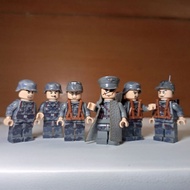 Lego WW2 german army minifigure wherermacht waffen SS