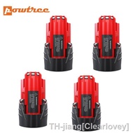 3.0Ah/6.0Ah 12V Rechargeable lithium Battery For Milwaukee M12 XC Cordless Tools 48-11-2402 48-11-24