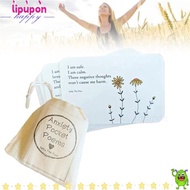 LIPUPON Anxiety Relief Pocket Poems, Paper with Positive Quotes Anxiety Relief Pocket Healing Card, 