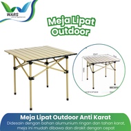 WARS Outdoor Portable Camping Glamping Folding Table Aluminum
