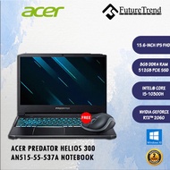 Acer Predator Helios 300 PH315-53-5462 I5-10300H/8G/512G/RTX2060/WIN10/15.6"FHD IPS + FREE 1 LOGITEC