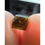 Black gold Tourmaline, clear, mirror skin, 1.9ct