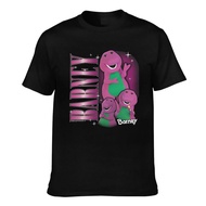 Fashion Printed 90S Dinosaur Graphic Barney Casual Mens Tee