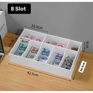 Cash Drawer Cashier Drawer Simpan Duit Money Box Coin Box Tabung Duit Kertas Money Tray Petty Cash B