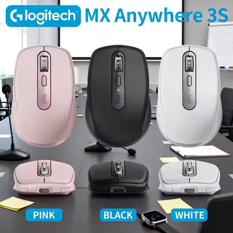 Logitech MX Anywhere 3S Business Elite Wireless Mouse Premium Design Fast Scroll for PC Laptop Mac C