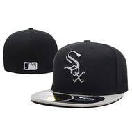 Topi berkualiti MLB Chicago White Sx suit lelaki wanita 59Fifty topi tertutup penuh topi sukan topi 