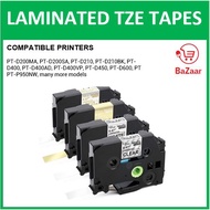 Compatible Brother TAPES for Label Maker TZe- 131 231 611 621 631 335 535 435 111 211 121 221 141 24