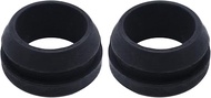 2 PCS YUCHENSHLP Rubber PCV Breather Grommets O.D. 1 1/4" I.D. 1" for Aluminum Valve Covers SBC BBC 