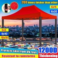 8x8 10x10 10x20Ft Roof Night Market Canopy Camping Tent Khemah Canopy Frame 10x10 White Pole Kanopi 