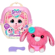 7.5" ScruffaLuvs Plush Surprise Puppy Bunny Kitty With Carrier
