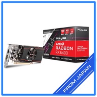 Sapphire Pulse Graphics Card Radeon RX 6400 4GB Black - 11315-01-20G/VD8084/ Direct from Japan
