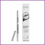 Waterproof White Eyeliner All-Day Long-wear Eyeliner Water-activated Eyeliner Smudgeproof White Eyeliner Pencil gelhsg