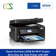 Epson EcoTank L6290 A4 Wi-Fi Duplex All-in-One Ink Tank Printer with ADF ***Free $20 NTUC E-Voucher till 31 March 2024 Online Redemption ***