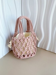 Macrame 手工編織 手提包手機包 編織包包