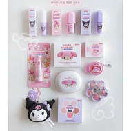 AMUSE Eyeshadow Lip Glaze Lipstick Melody Kuromi oliveyoung Sanrio