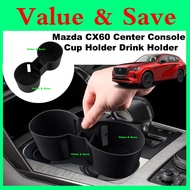 Mazda CX-60 CX-80 Center Console Water Cup Holder Drink Holder Car Interior Accessories CX60 CX80
