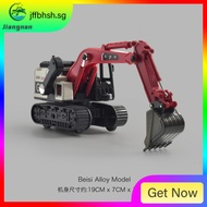 [in stock] Hot-Selling Alloy Excavator Toy Car Children's Excavator Simulation Boys' Engineering Veh