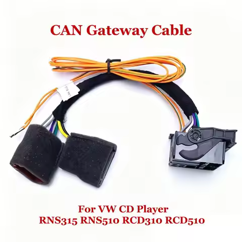 For Volkswagen VW RNS315 RNS510 RCA310 RCD510 CD Player PQ34/PQ35 Car CAN Bus Gateway Adapter Cable 