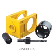 Jinfucha Door Lock Installation Kit Adjustable Plastic Guide Template With Carbon Steel Door Lock Ho