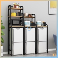 Refrigerator shelf mini floor small freezer above the top kitchen microwave oven multi-layer storage