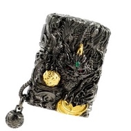 【ZIPPO官方旗艦店】招財貔貅(黑金)防風打火機 Z-073