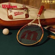 Wilson威爾勝新款復古拍PRO STAFF木紋全碳素專業威爾遜網球拍V14