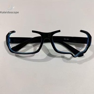 Kaleidoscope Anime Y2K Cosplay Glasses Without Lenses Unisex Teardrop Eyeglass Spectacles Eyewear Je