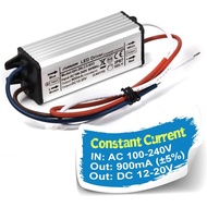 Chanzon LED Driver 900mA (Constant Current Output) 12V-20V (Input 100-240V AC-DC) (4-6)x3 12W 15W 18