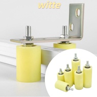 WITTE Gate Assembly Support, Plastic Nylon Slide Gate Guide Roller, Durable Double Bearing Thickened Bearing Guiding Wheels Sliding Gate