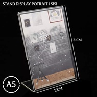 Tent Card Acrylic Display A5 Acrylic Tent Holder Brochure Stand Brochure Holder/