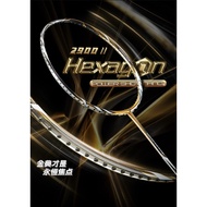 （100% Original）【KUMPOO 2900II HEXAGON BADMINTON RACQUET】【薰风2900II王小羽同款碳素纤维破风框六面锥体均衡羽毛球拍】