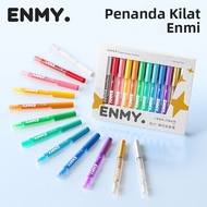 ENMY's new sparkling marker pen with large glitter particles, colorful glitter marker pen, shiny gli