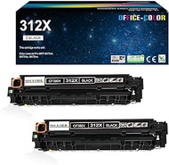 312A 312X Black High-Capacity Toner Cartridge CF380X Replacement for HP 312A Black for Laserjet Pro