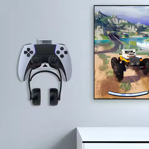 Under Desk/Wall Mount Controller Wall Stands with Headphone Hanger Wall Rack Wall Mount Wall Hanger 