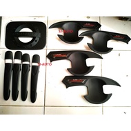 Outer Tank Cover Handle Cover Package for Avanza 2012-2021 Black All New Avanza Grand New Avanza Ava