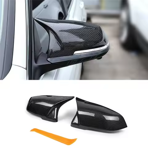 Car Rearview Mirror Cover For BMW 1' 2' 3' 4' F21 F23 F31 GT X1 E84 F87 M2 I3 I3S 2012-2018-A67F