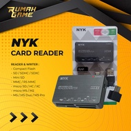 NYK 6-SLOT Card Reader C2-08 USB 2.0 + TypeC 6-SLOT Card Reader 4-SLOT/