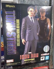 👍現貨 旺角店 Premium Bandai Limited SHF S.H.Figuarts Iron Man birth of Tony Stark 鋼鐵奇俠 東尼 史達 西裝 mark 1 面罩