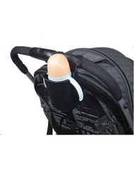 1入組矽膠攜帶式嬰兒推車/單車杯架，附有收納袋