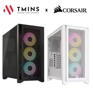 Corsair iCUE 4000D RGB AIRFLOW / 4000X RGB Tempered Glass Mid-Tower Computer Case - Genuine product