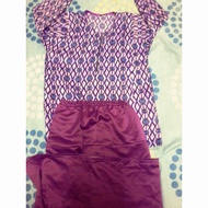 Baju kurung purple 5y