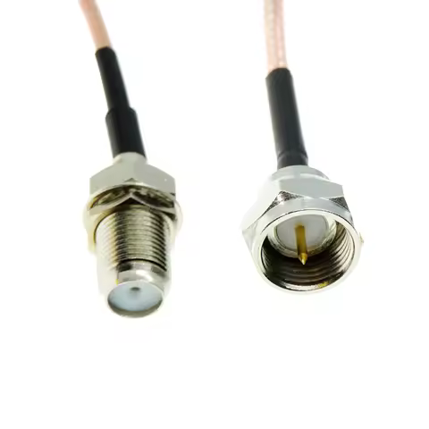 RG179 F male to F female 75ohm Connector Video HD-SDI RF Jumper Pigtail Coaxial Coax Cable 30CM 50CM